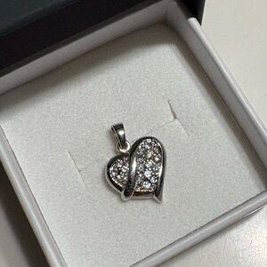 Elegant Sterling Silver Heart Pendant